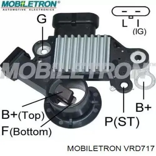 VRD717 Mobiletron реле-регулятор генератора (реле зарядки)
