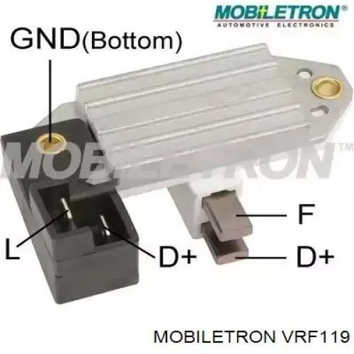 VRF119 Mobiletron реле-регулятор генератора (реле зарядки)