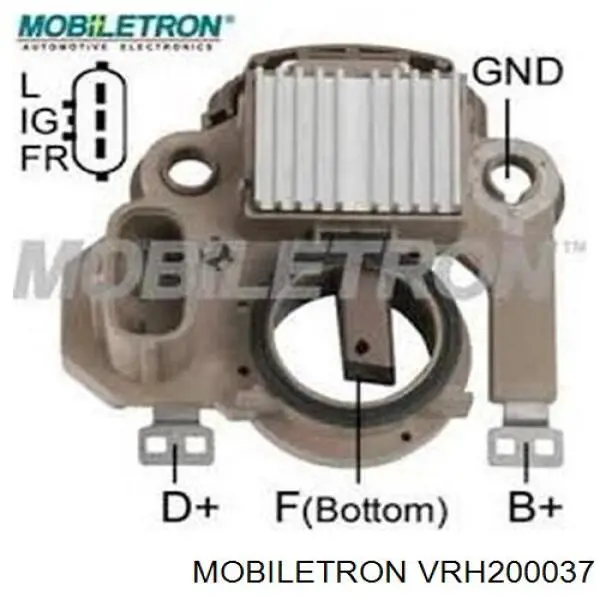 VRH200037 Mobiletron реле-регулятор генератора (реле зарядки)