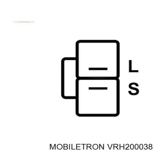 Реле регулятор генератора VRH200038 Mobiletron