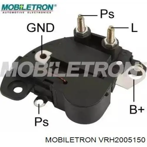 VRH2005150 Mobiletron relê-regulador do gerador (relê de carregamento)