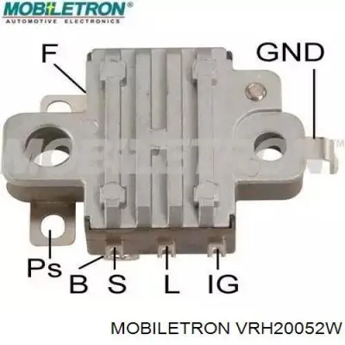 VRH20052W Mobiletron реле-регулятор генератора (реле зарядки)