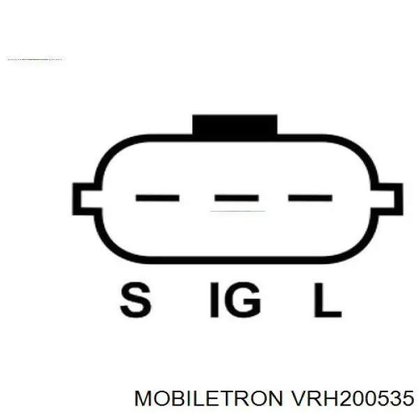 VRH200535 Mobiletron relê-regulador do gerador (relê de carregamento)