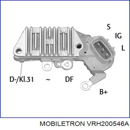 VRH200546A Mobiletron реле-регулятор генератора (реле зарядки)