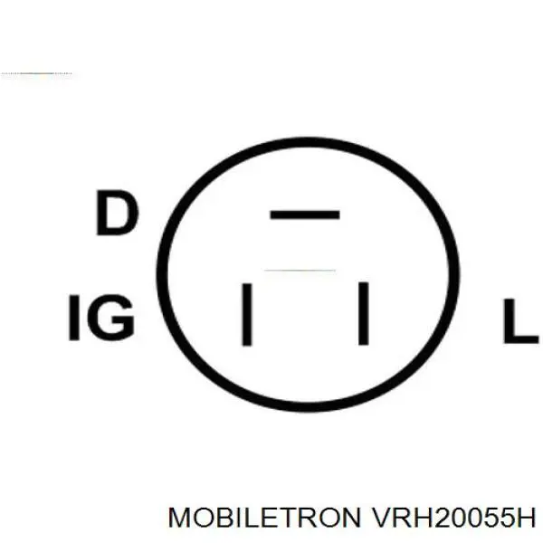 Regulador De Rele Del Generador (Rele De Carga) VRH20055H Mobiletron