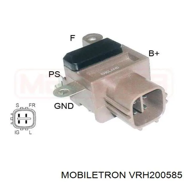 Regulador De Rele Del Generador (Rele De Carga) VRH200585 Mobiletron