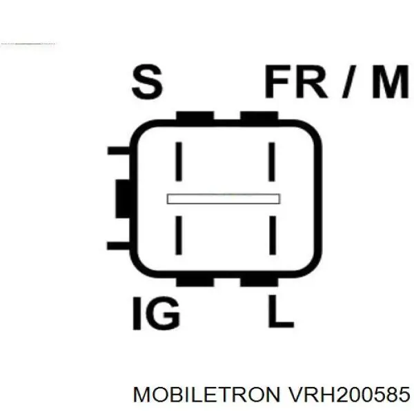 Купить VRH200585 Mobiletron Реле регулятор напряжения генератора