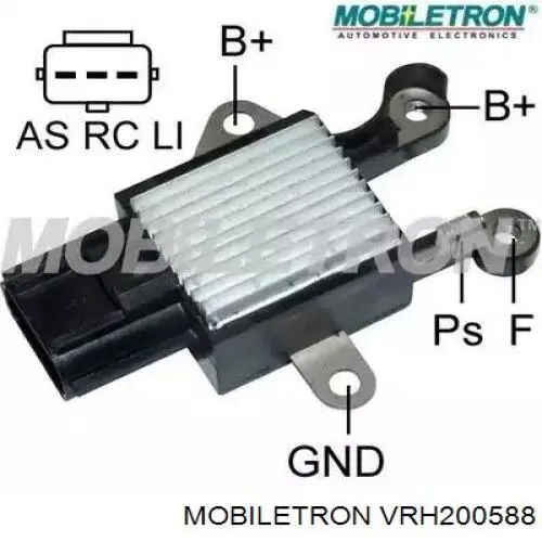 VRH200588 Mobiletron реле-регулятор генератора (реле зарядки)