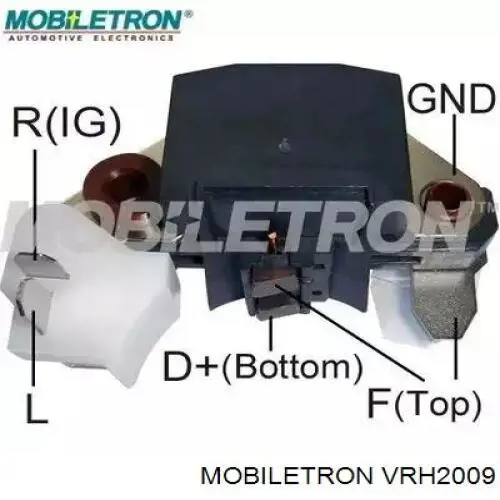 VRH2009 Mobiletron реле-регулятор генератора (реле зарядки)