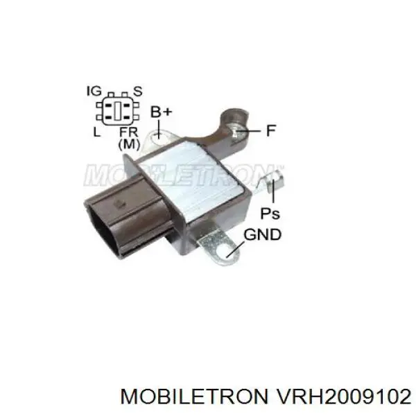 Купить VRH2009102 Mobiletron Реле регулятор напряжения генератора