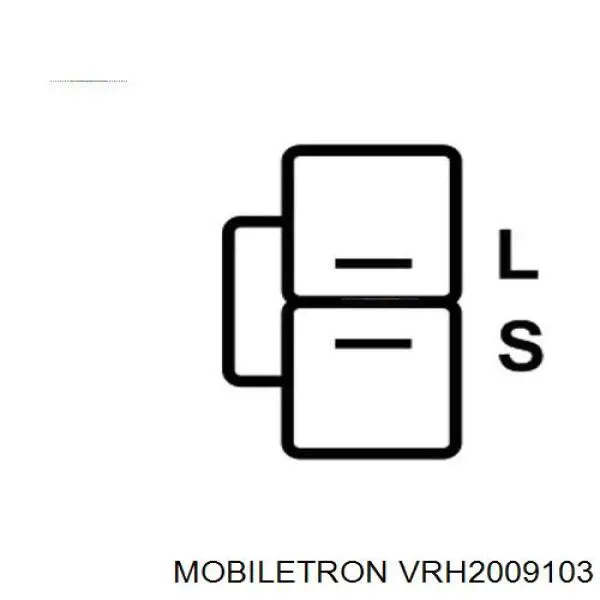 VRH2009103 Mobiletron relê-regulador do gerador (relê de carregamento)