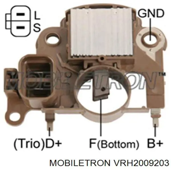 Relê-regulador do gerador (relê de carregamento) Mitsubishi MD619618