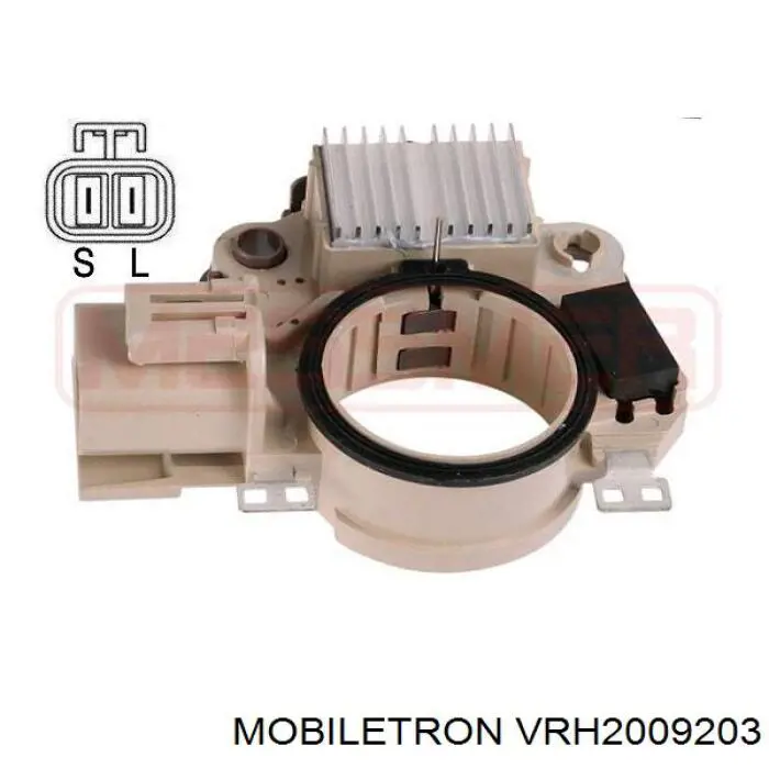 VRH2009203 Mobiletron relê-regulador do gerador (relê de carregamento)