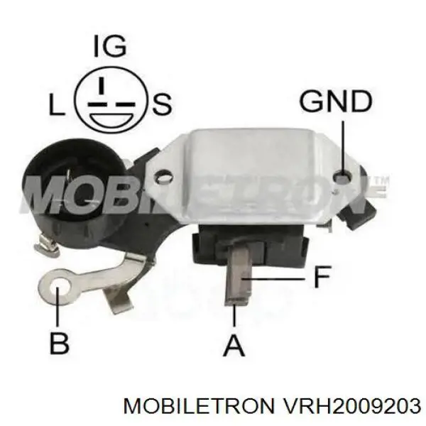 Relê-regulador do gerador (relê de carregamento) MD619618 Mitsubishi