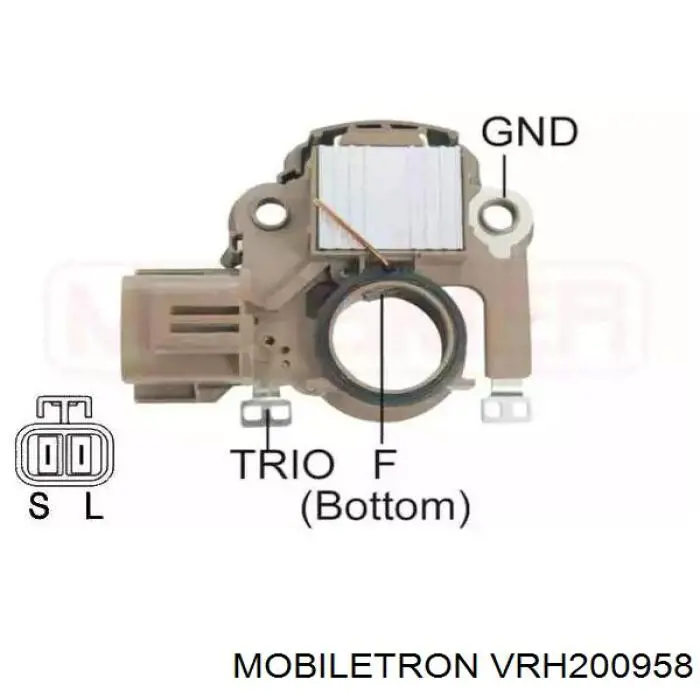 Купить VRH200958 Mobiletron Реле регулятор напряжения генератора