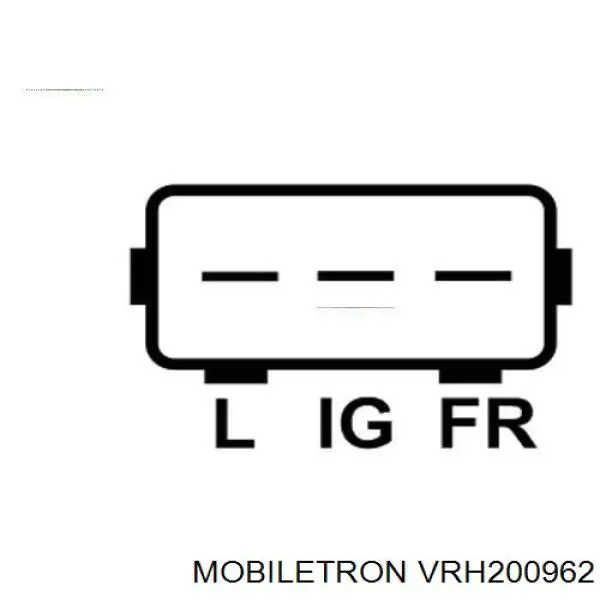 VRH200962 Mobiletron реле-регулятор генератора (реле зарядки)