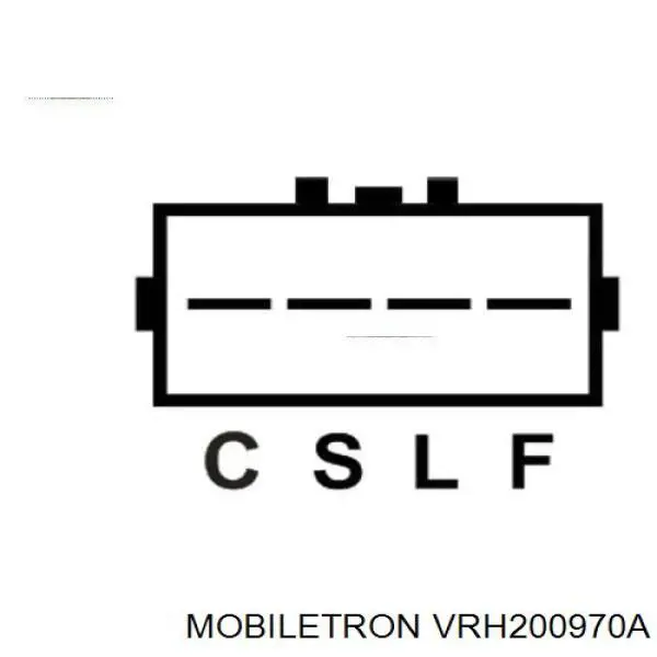 Реле зарядки генератора Mobiletron VRH200970A цена, от 20.60 USD