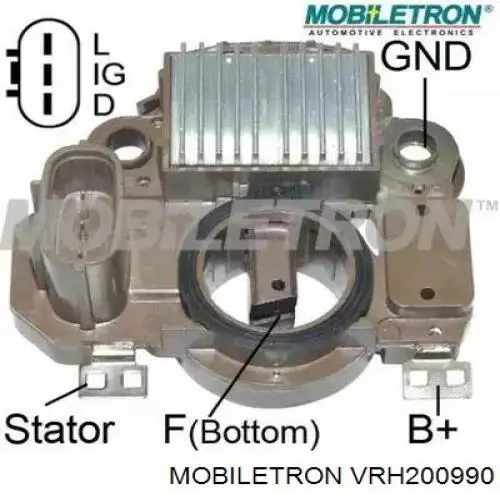 VRH200990 Mobiletron реле-регулятор генератора (реле зарядки)