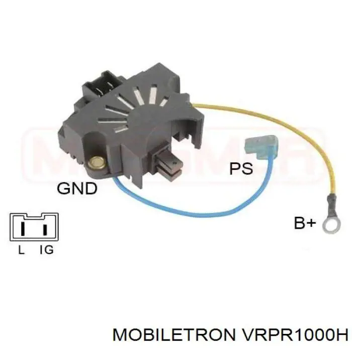 VRPR1000H Mobiletron реле-регулятор генератора (реле зарядки)