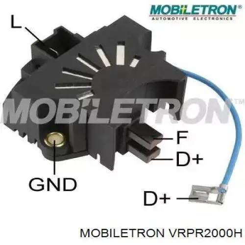 VRPR2000H Mobiletron реле-регулятор генератора (реле зарядки)