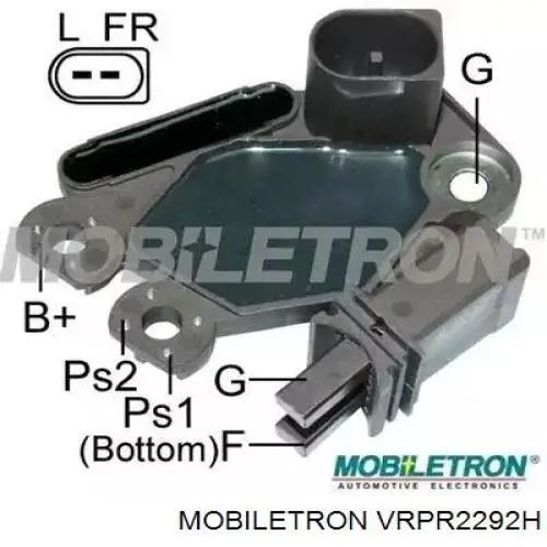 VRPR2292H Mobiletron реле-регулятор генератора (реле зарядки)