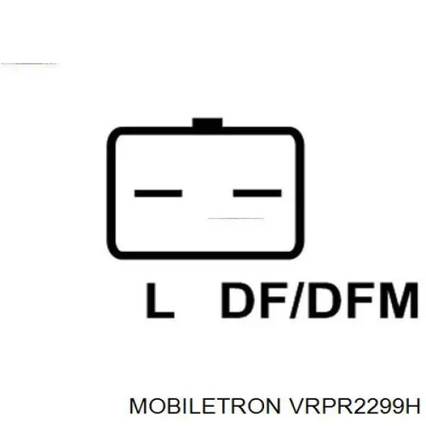 Реле зарядки генератора Mobiletron VRPR2299H цена, от 18.70 USD