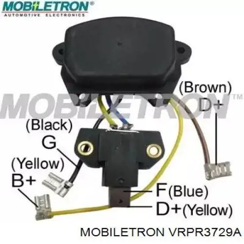 VRPR3729A Mobiletron реле-регулятор генератора (реле зарядки)