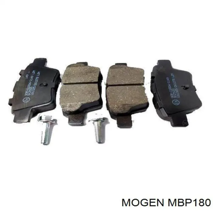 Колодки тормозные задние дисковые Mogen MBP180