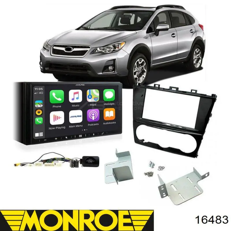 Амортизатор подвески передний левый Monroe 16483 цена, от 75.93 USD