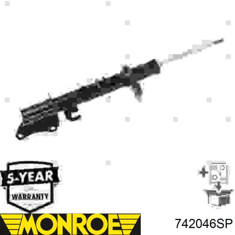 Купить 742046SP Monroe Амортизатор задней подвески