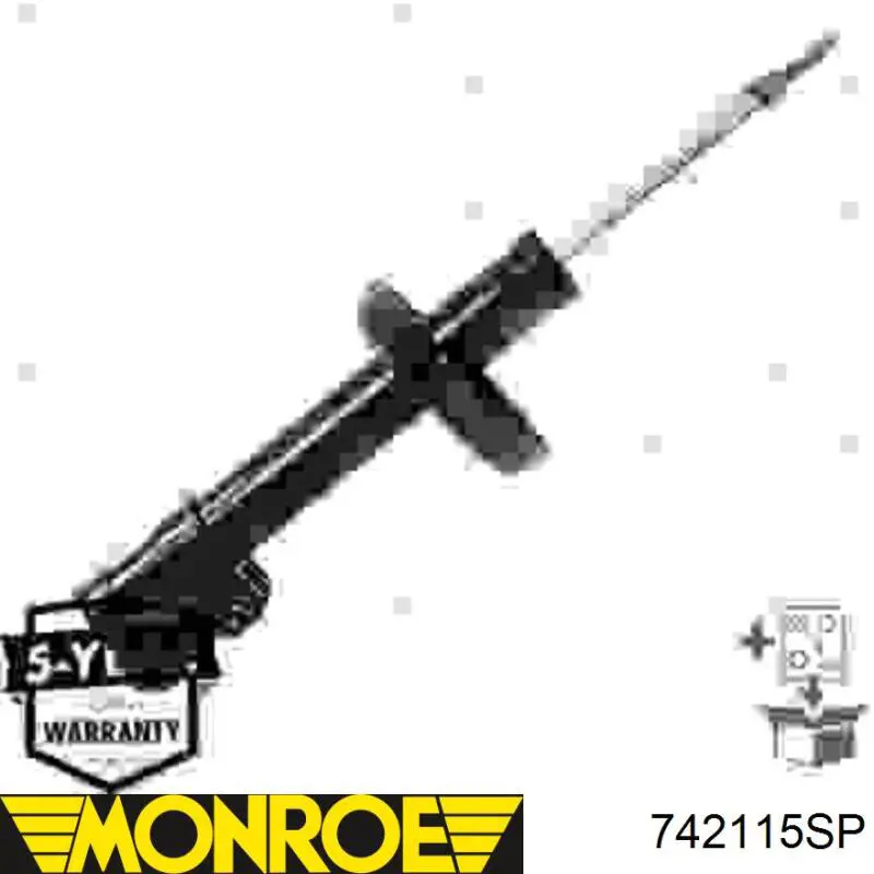 Амортизатор передней подвески левой Opel 0344049 цена, от 35.38 USD