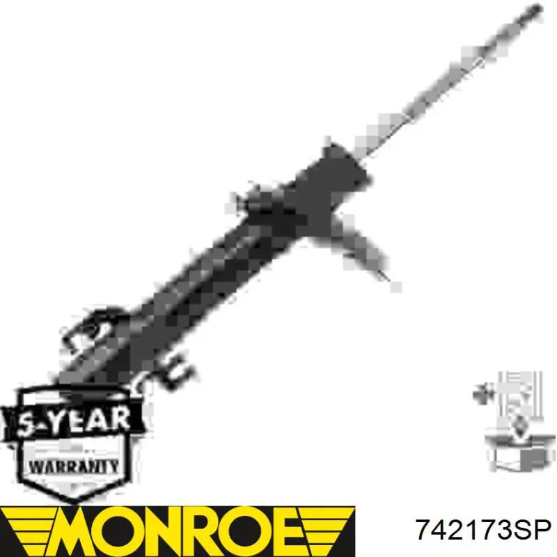 Амортизатор передней подвески левой Monroe G8620 цена, от 76.21 USD