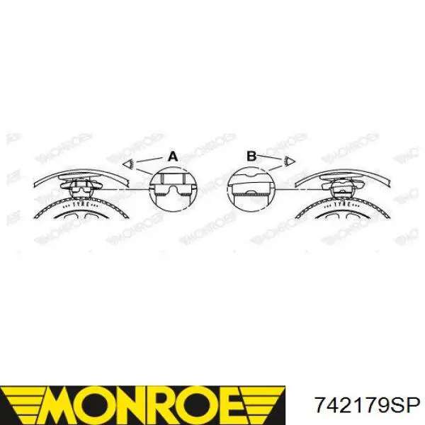 742179SP Monroe Амортизатор передний левый