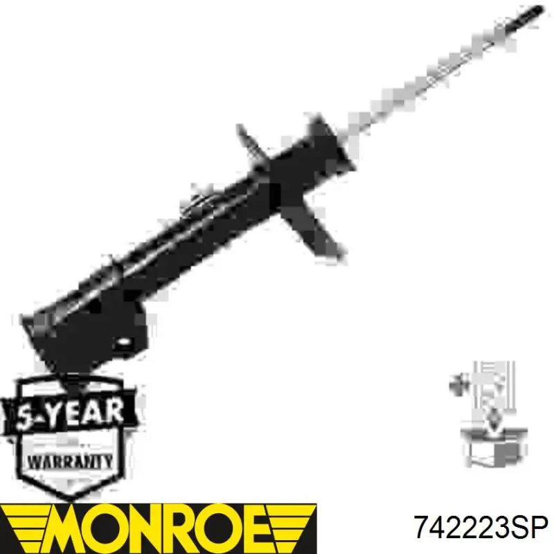 Амортизатор передний левый 742223SP Monroe