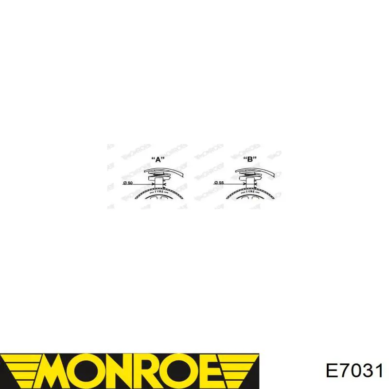 Купить E7031 Monroe Амортизатор передней подвески