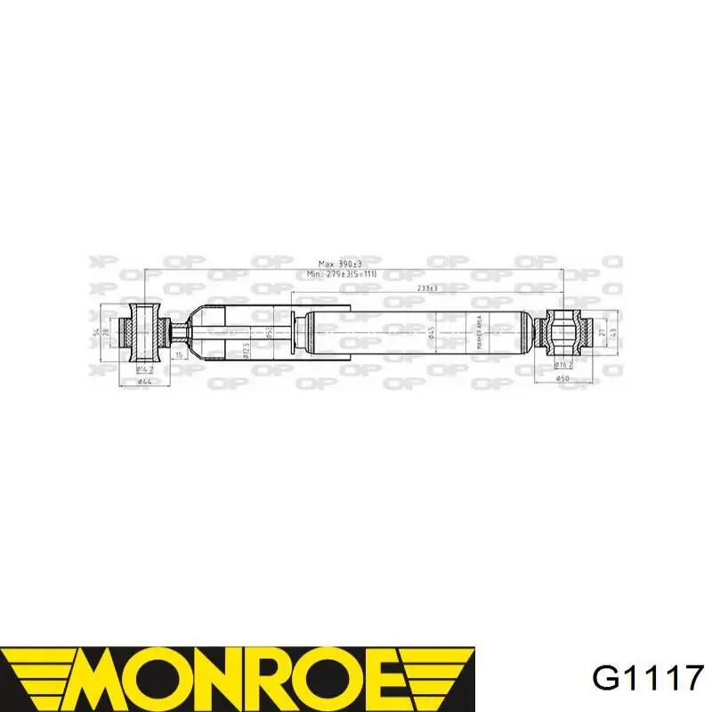 1612557780 Peugeot/Citroen Амортизаторы задние