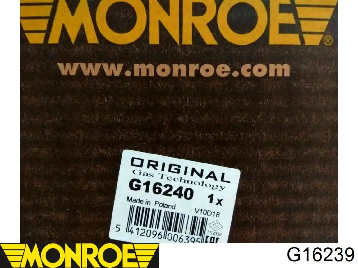 Амортизатор передней подвески левой Monroe G16239 цена, от 85.00 USD