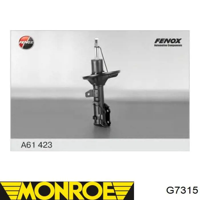 Амортизатор передней подвески левой Monroe G7315 цена, от 46.05 USD