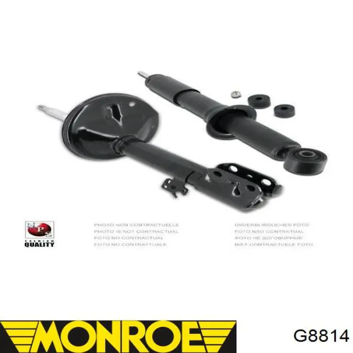 Амортизатор передней подвески левой Monroe G8814 цена, от 86.22 USD