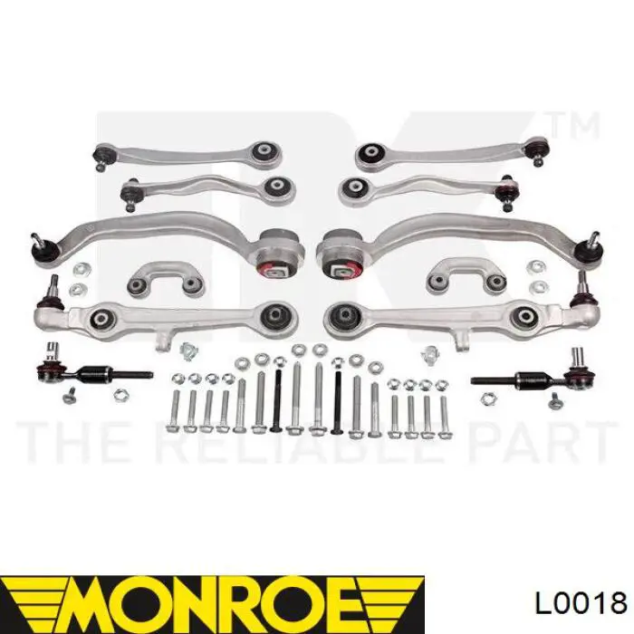 Комплект рычагов передней подвески L0018 Monroe