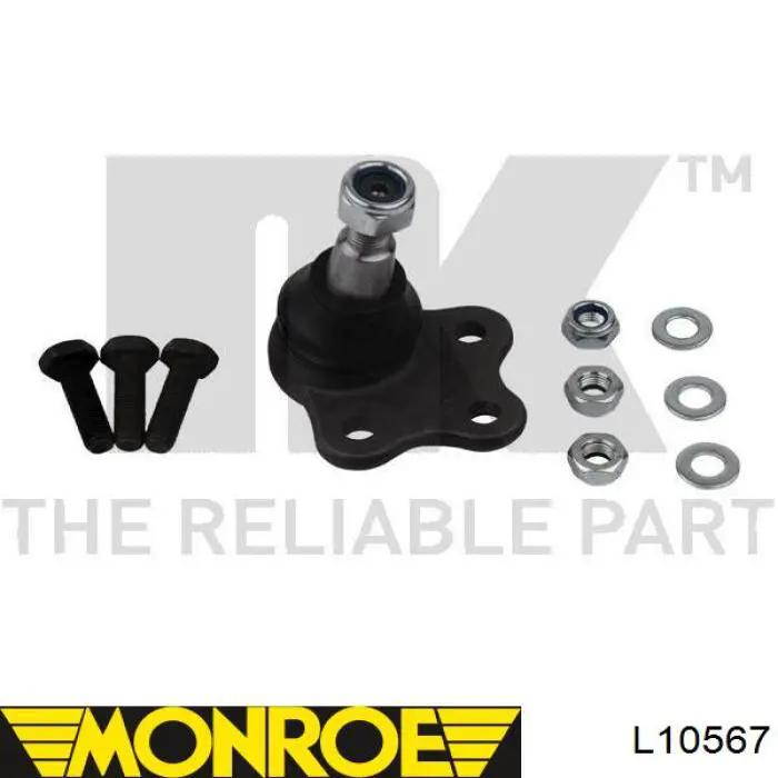 Шаровая опора, нижняя Monroe L10567 цена, от 20.52 USD