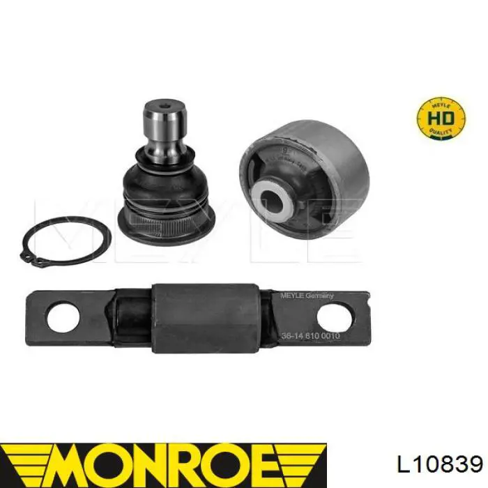 Купить L10839 Monroe Сайлентблок нижний передней подвески