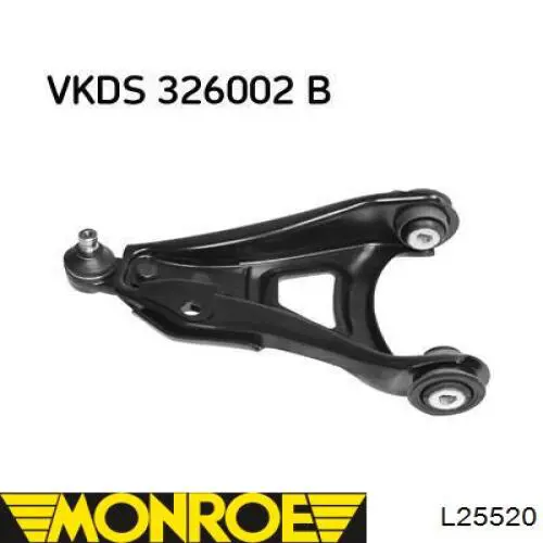 Рычаг передний нижний левый Monroe L25520