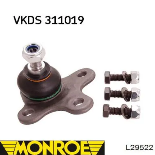 Нижняя левая шаровая опора VKDS311019 SKF