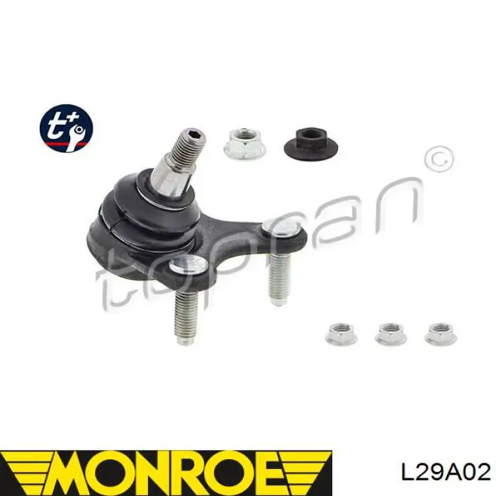Нижняя левая шаровая опора Monroe L29A02 цена, от 15.32 USD