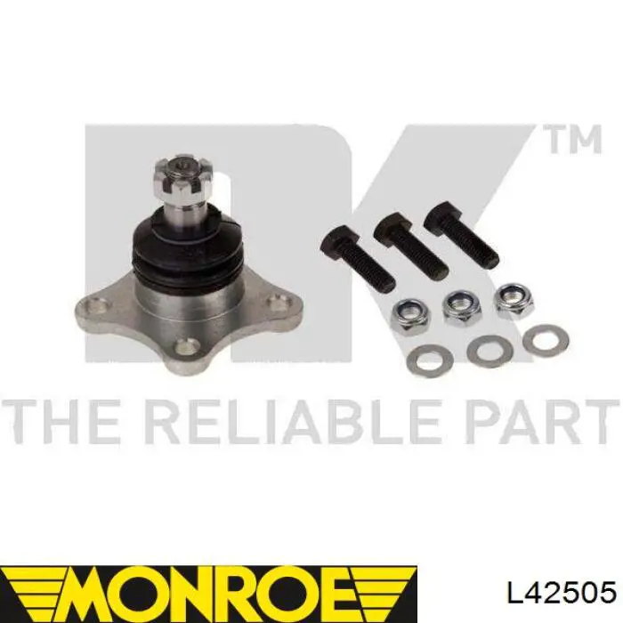 Верхняя шаровая опора Monroe L42505 цена, от 19.21 USD