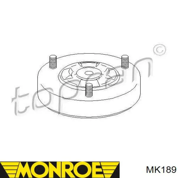 Опора стойки амортизатора заднего Japan Parts SM0216