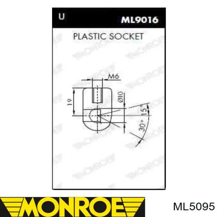 Амортизатор багажника ML5095 Monroe