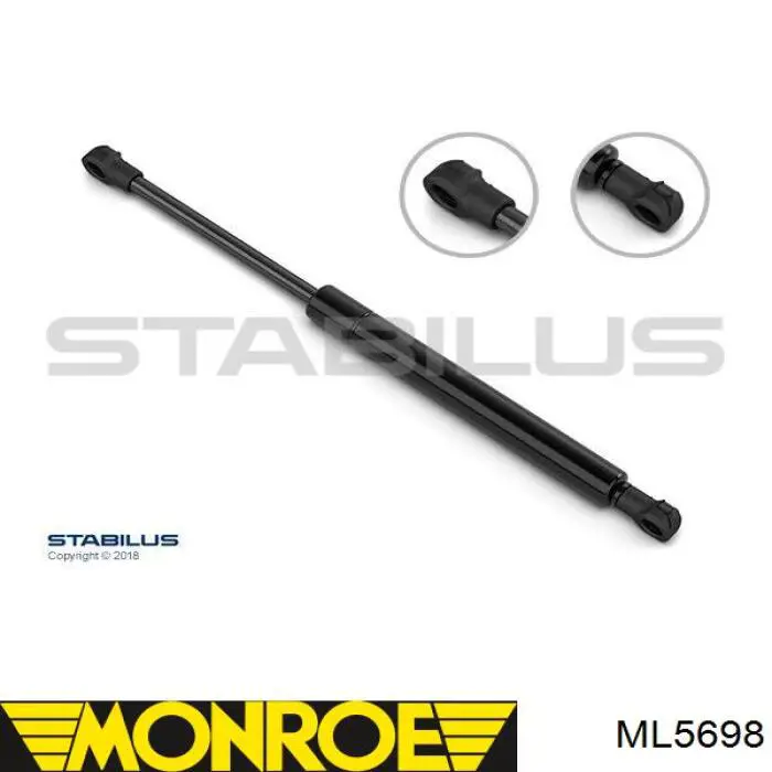 Газовый упор багажника Hart 814019
