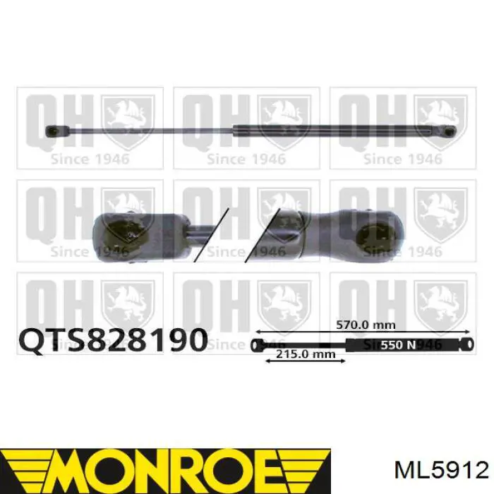 Амортизатор задней двери Magneti Marelli 430719095400 цена, от 11.53 USD